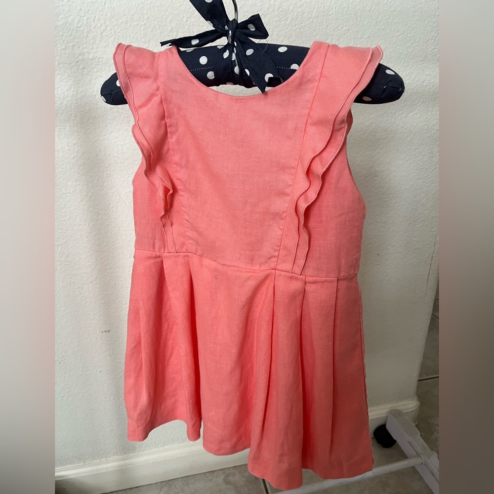 Jacadi Coral Pink Kids Dress